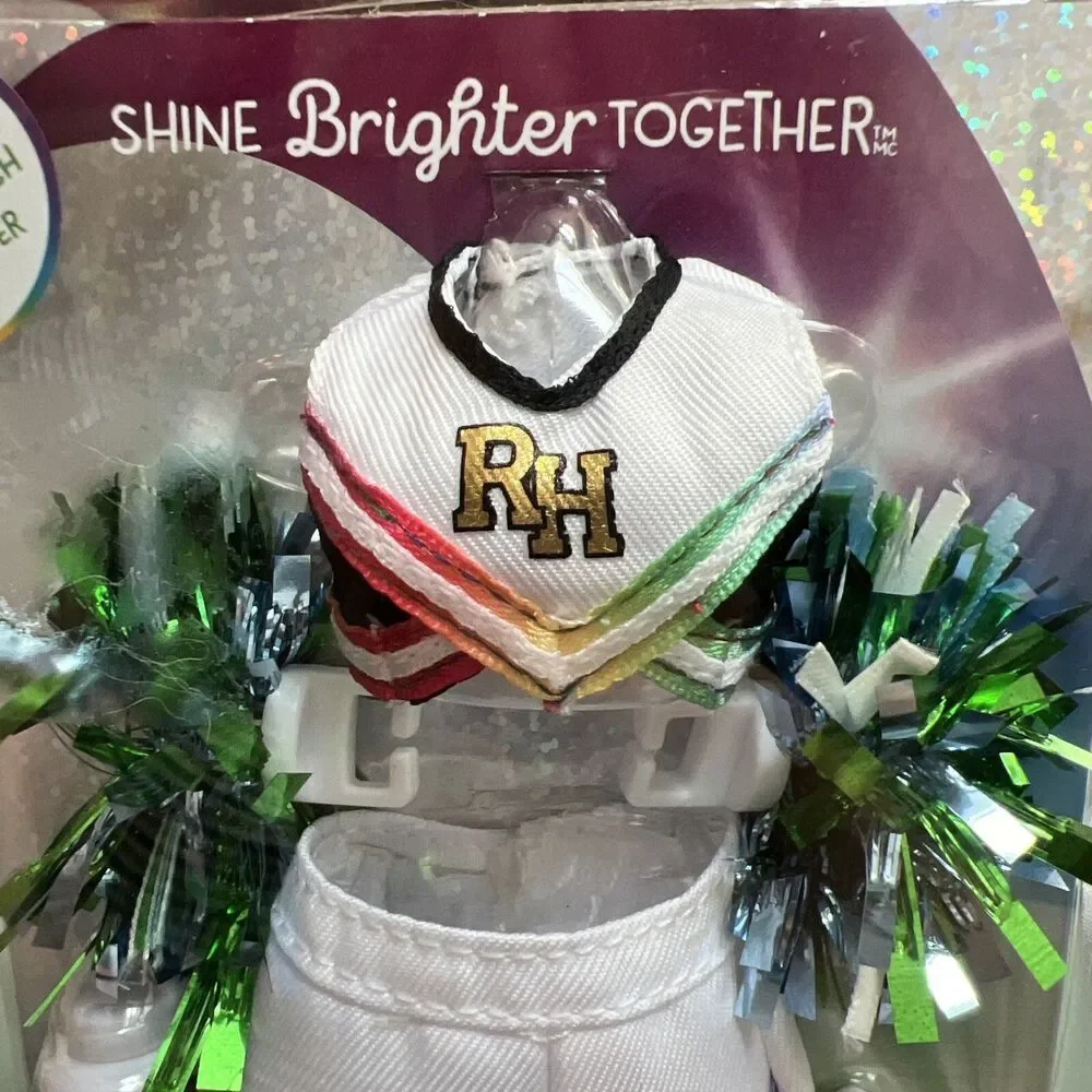 Rainbow High Pep Rally Fashion Pack Doll Clothes Uniform Shoes Cheerleader